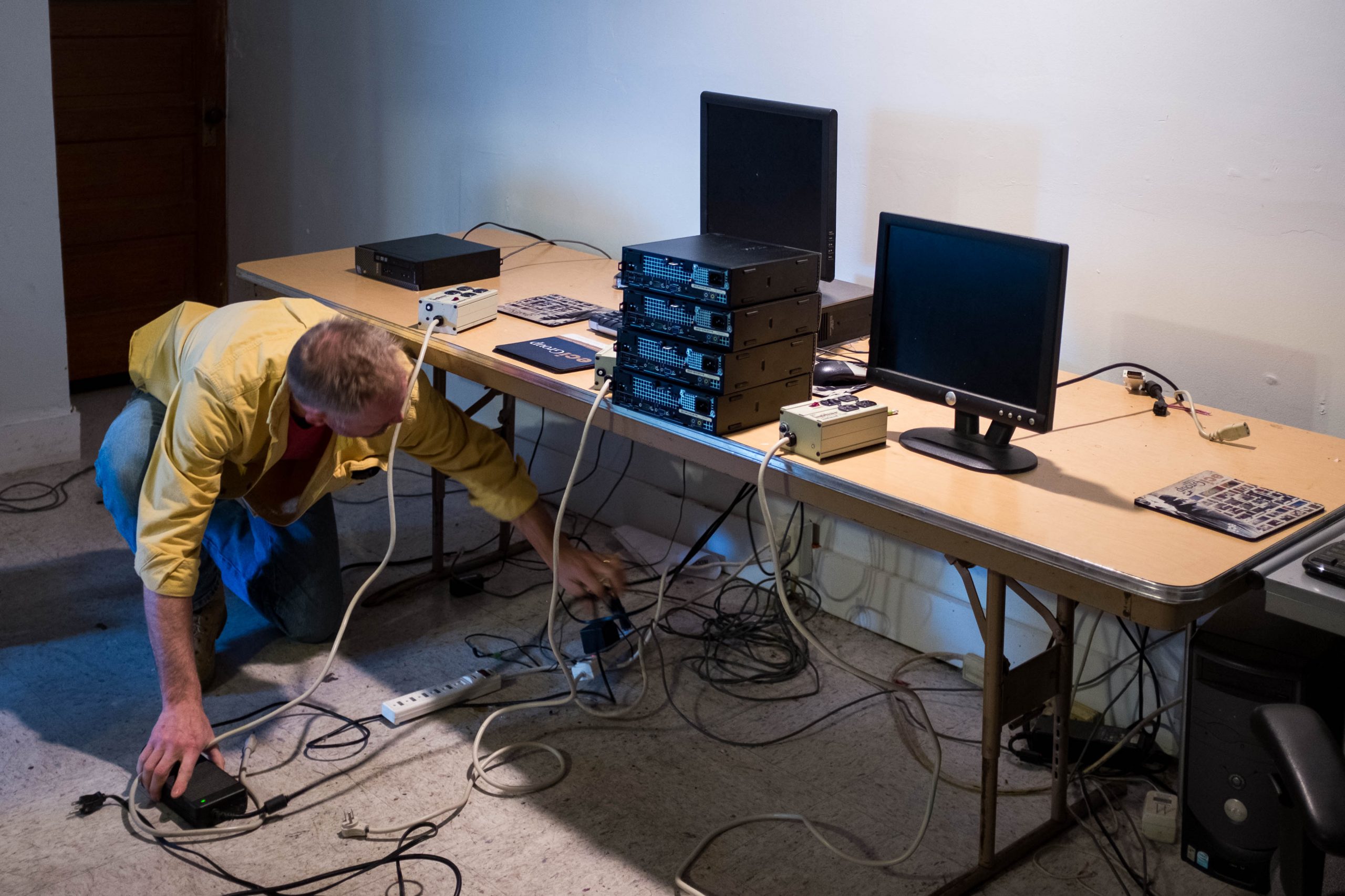Installation of computer Equipment at The Resting Place
